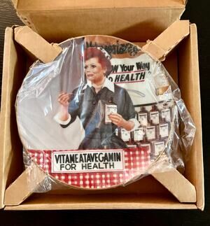 Hamilton Collection I Love Lucy "It's Just Like Candy" collector plate.